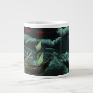 Uma caneca de especialidade marinha selvagem e tem