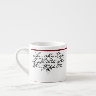 Uma Caneca de Espresso - Citação de Emily Dickinso