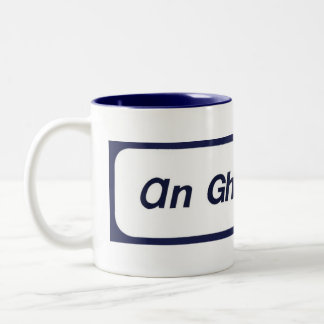 Uma caneca de Ghaeltacht