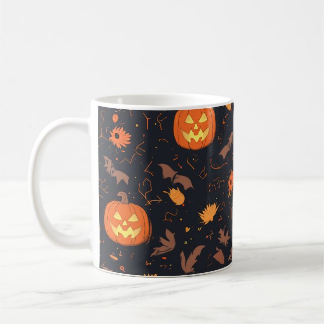 uma caneca de Halloween (Esquerda)