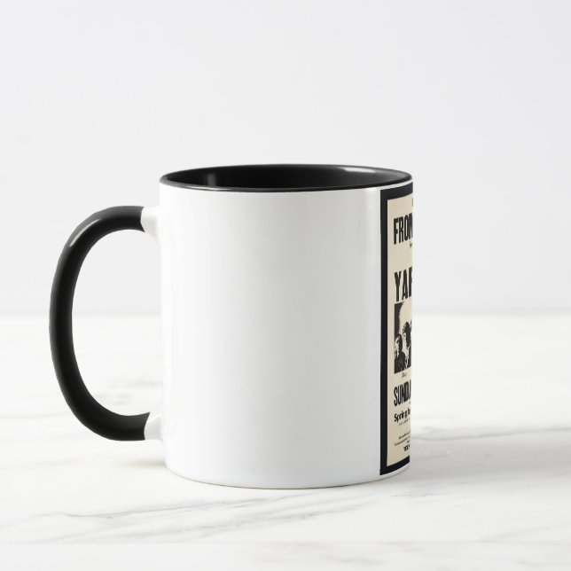 Uma caneca de rock and Roll Mug inspirada nos anos (Esquerda)