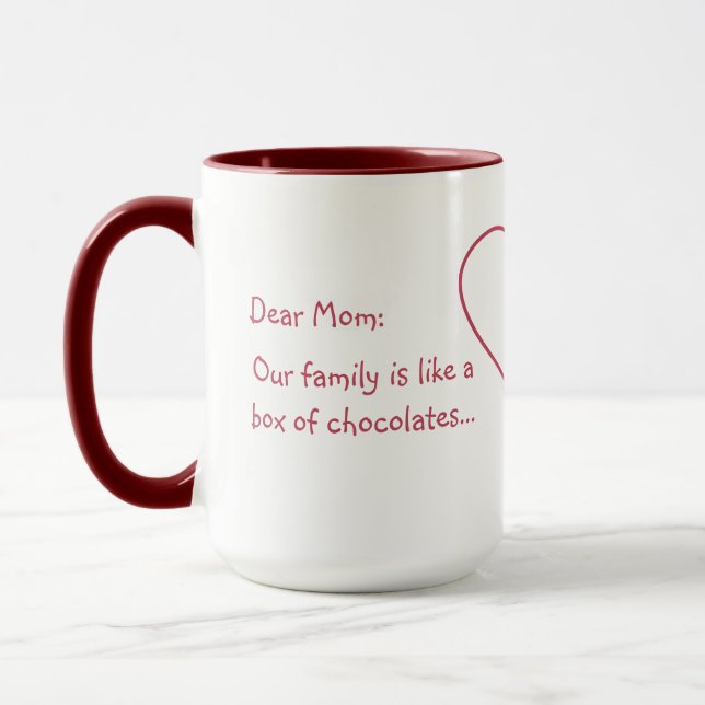 Uma caneca de texto personalizada engraçada para u (Esquerda)
