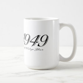Uma caneca do ano 1949 do vintage