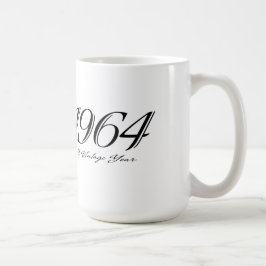 uma caneca do ano 1964 do vintage