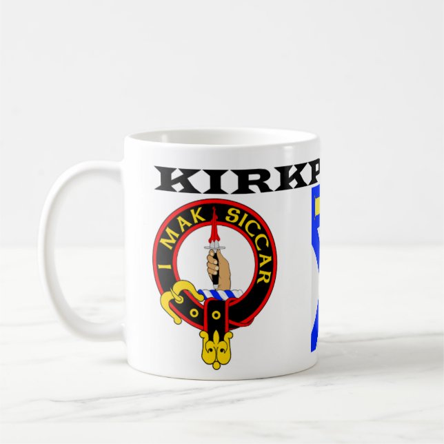 Uma caneca Kirkpatrick com crachás vermelhos (Esquerda)