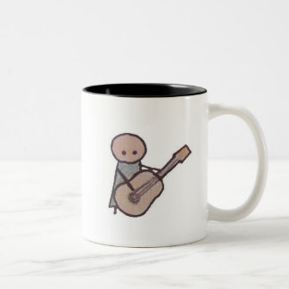 Uma caneca pequena do tom da guitarra dois