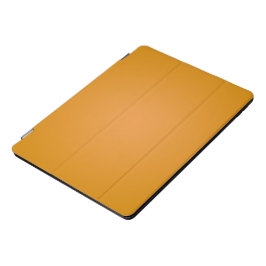 Uma capa de tablet amarela mostarda com uma dobra