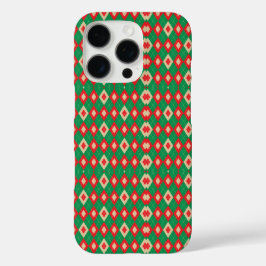Uma capinha de telefone com um padrão geométrico v