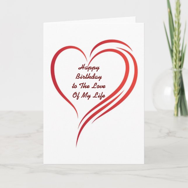 UMA CARTA DE AMOR NO CARTÃO "SEU ANIVERSÁRIO" (Frente)