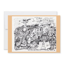 Uma carta plana para casa a uma noite