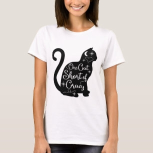 Uma Cat Curta de Camisa Louca