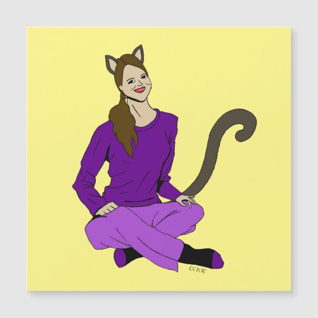 uma catgirl (Frente)