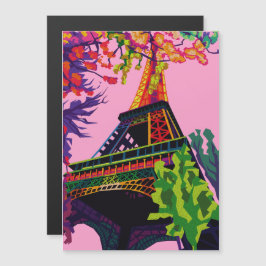 Uma Celebração Colorida da Torre Eiffel