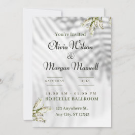 Uma Celebração do Amor: Convite para Casamento