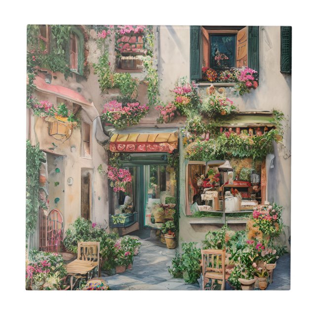 Uma Cena de Rua Italiana Série de Design Efêmero 2 (Frente)