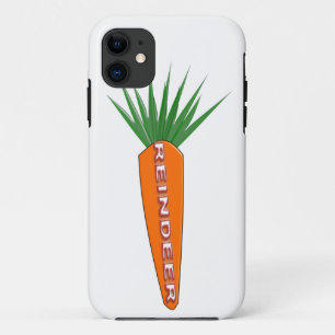 Uma cenoura para capas de iphone da rena do Natal