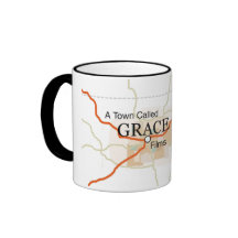 Uma cidade chamou a caneca do logotipo de