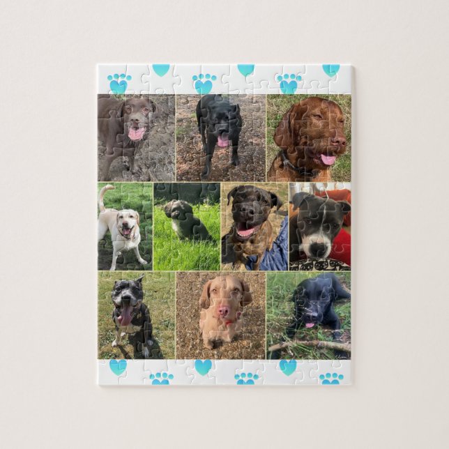Uma Coleção De Cães Quebra-cabeça (Vertical)