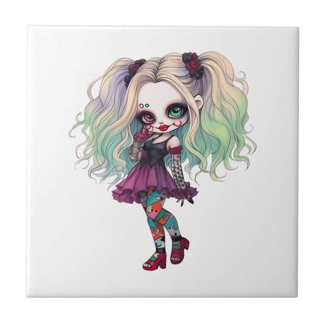 Uma Coleção de Design de Halloween de Menina Fofa  (Frente)