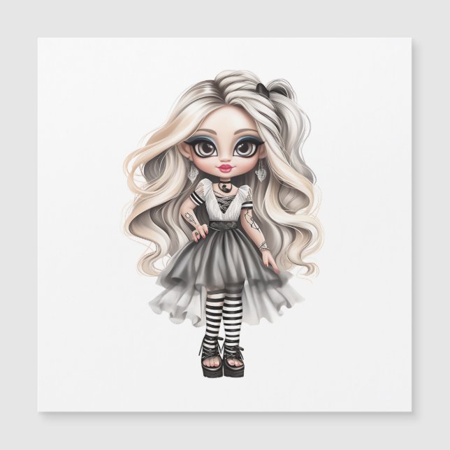 Uma Coleção de Design de Halloween de Menina Fofa  (Frente)