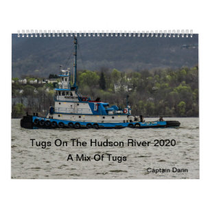 Uma Combinação De Tugs No Calendário Do Rio Hud