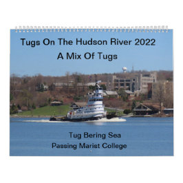 Uma Combinação De Tugs No Calendário Do Rio Hudson