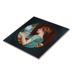 Uma dama Pompeia por John William Godward