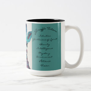 Uma de uma caneca de café amável do totem do