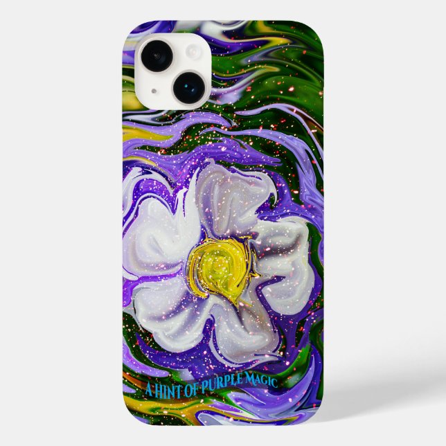 Uma dica de magia roxa - Energia da flor (Verso)