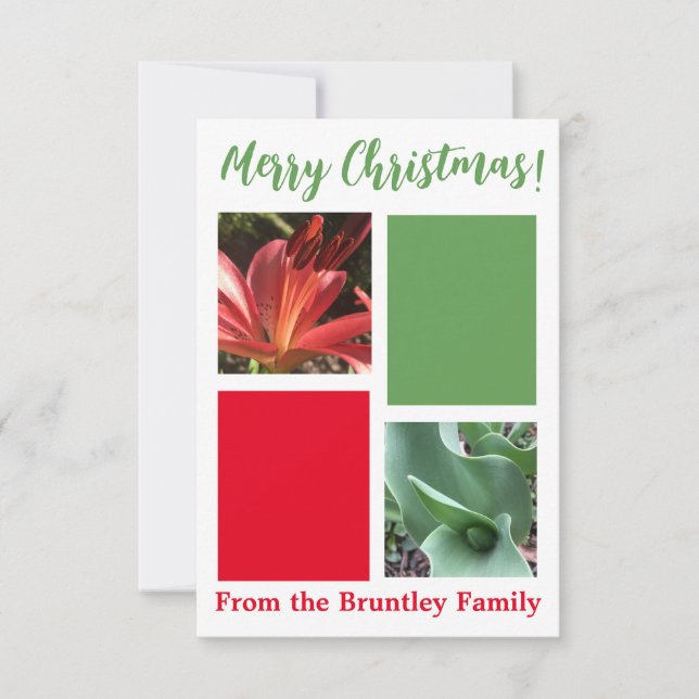 Uma dica do cartão Z "Feliz Natal!" (Frente)