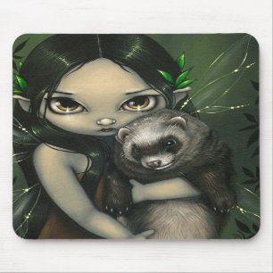 "Uma doninha e seu" Mousepad feericamente