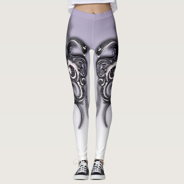 "Uma Elegância Refletora", Leggings femininas (Frente)