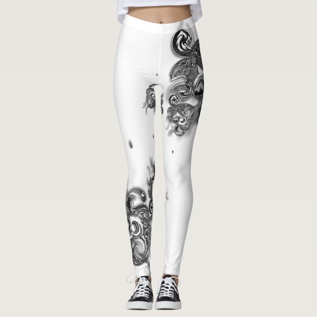 "Uma Elegância Refletora", Leggings femininas (Frente)