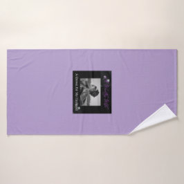 Uma Esposa Digna Lilac e Toalha de Banho Roxo
