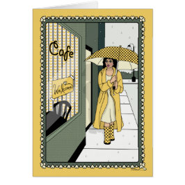 Uma etapa em um cartão Time_C_Greeting