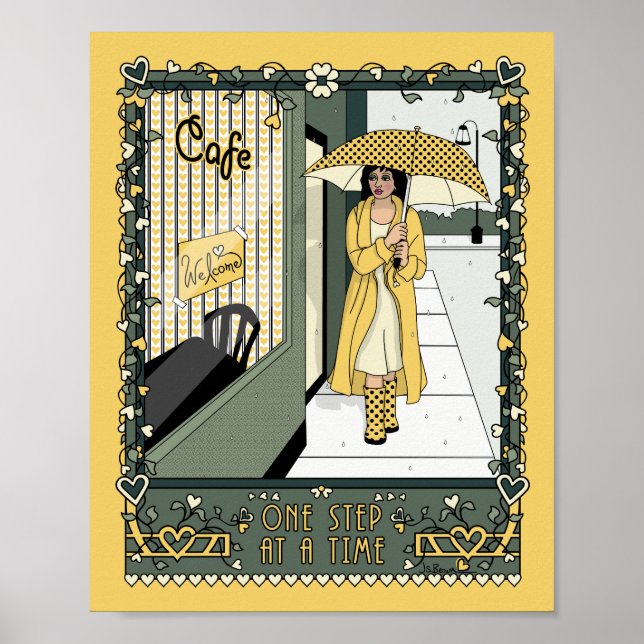 Uma etapa em um Poster Time_C_8x10 (Frente)