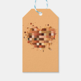 Uma etiqueta de presentes do World Heart