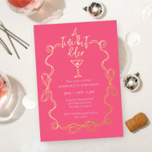 Uma Festa de aniversário Dourada Rosa Midinha Pequ