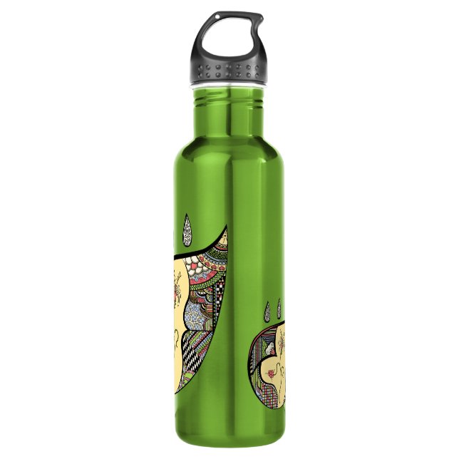 Uma Flor Dentro Da Garrafa De Água (Frente)