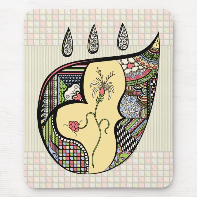 Uma Flor Dentro de um Mousepad (Frente)