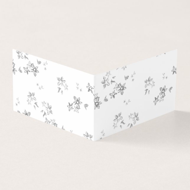 uma foto em preto e branco dos flocos de neve (Exterior)