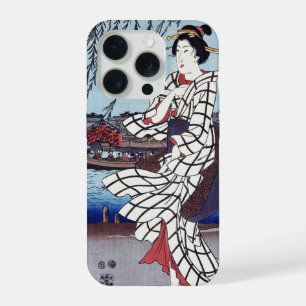Uma Fria Tarde de Verão na Ponte, Utagawa Hiroshig