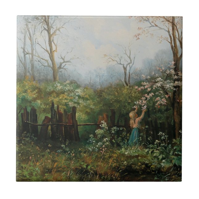 Uma garota no jardim - Olga Wisinger-Florian (Frente)