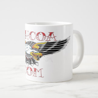 Uma grande caneca de café com 2,0