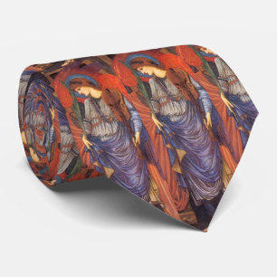 Uma gravata de Anjo Musical de Edward Burne-Jones