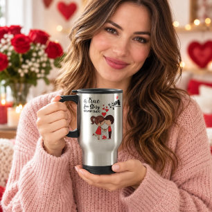 Uma História de Amor Verdadeiro Caneca de Viagem C