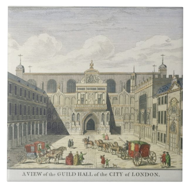 Uma ideia da guilda Salão da cidade de Londres, (Frente)