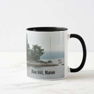 Uma ilha pequena minúscula, caneca