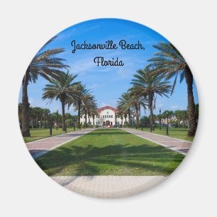 Uma imã de geladeira da praia de Jacksonville,