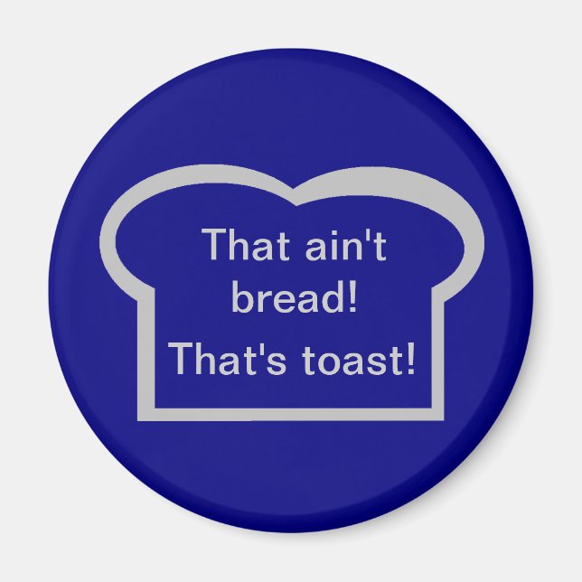 Uma imã de geladeira sem sentido (Frente)